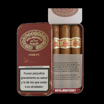 Hoyo De Monterrey Epicure No. 2 - pack of 3 - Limited Edition Retro Tin
